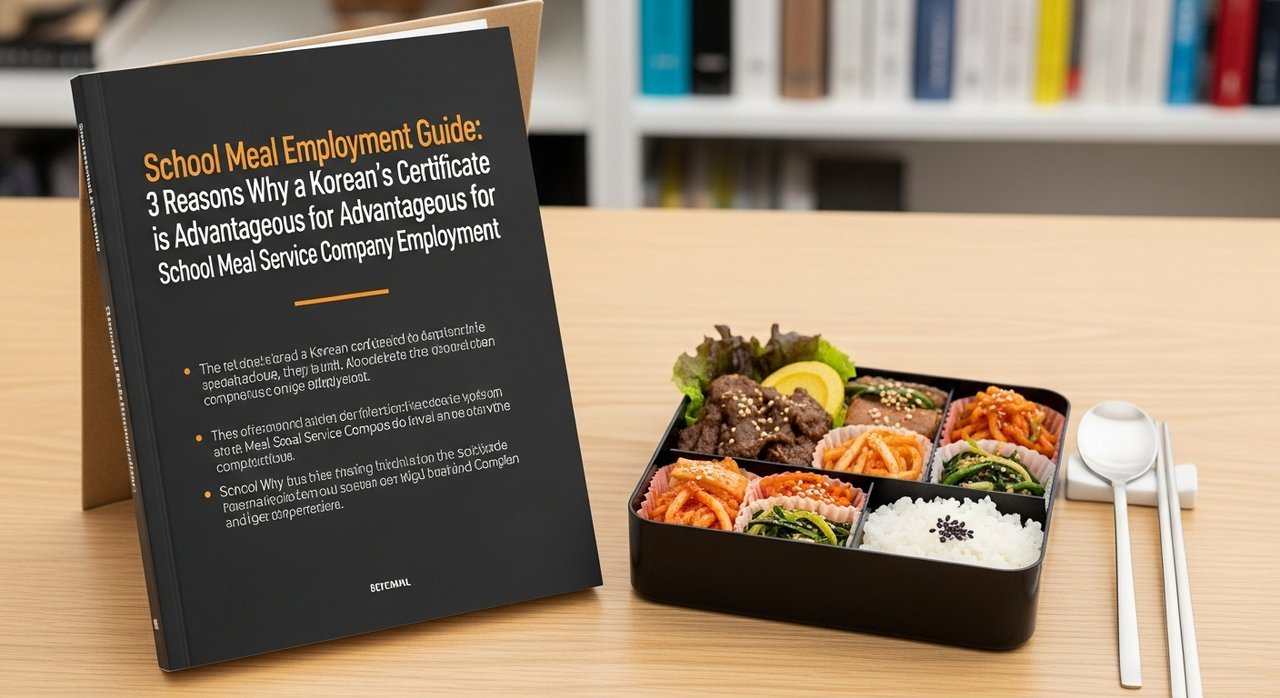 급식 취업 가이드: 한식조리기능사 급식업체 취업에 유리한 이유 3가지