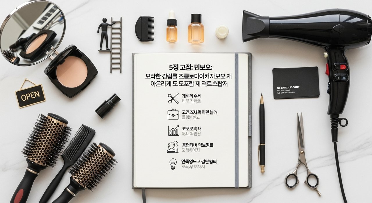 5가지 비법: 미용사 일반 자격증 중장년 재취업과 창업에 유리한 이유